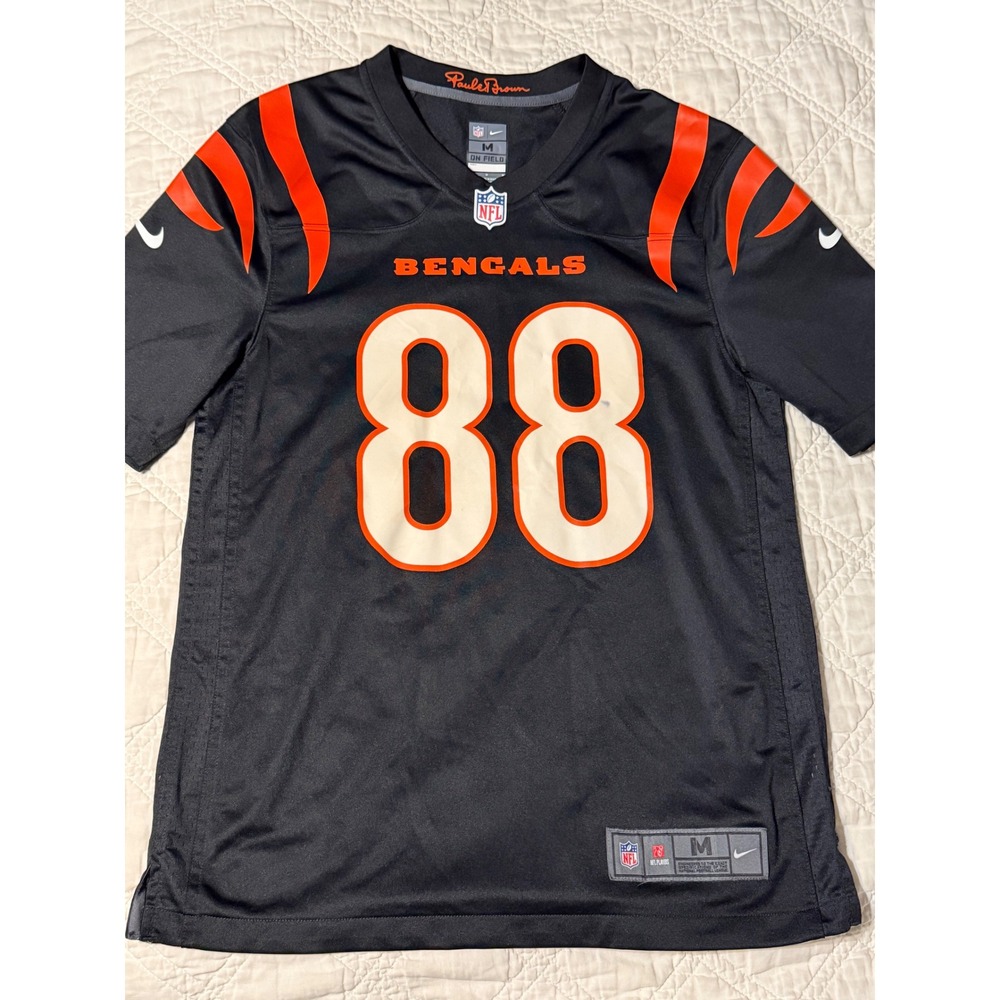 Nike Cincinnati Bengals Hayden Hurst 88 Jersey Mens Medium Black NFL On Field